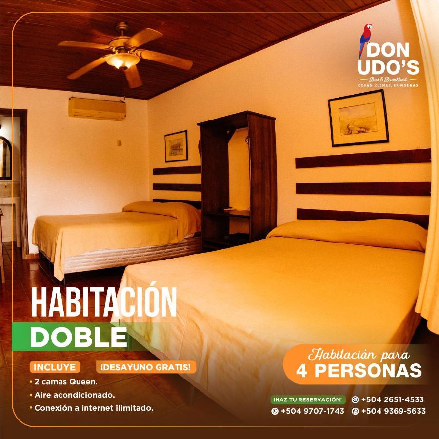 Hotel Don Udos Bed & Breakfast Copán المظهر الخارجي الصورة