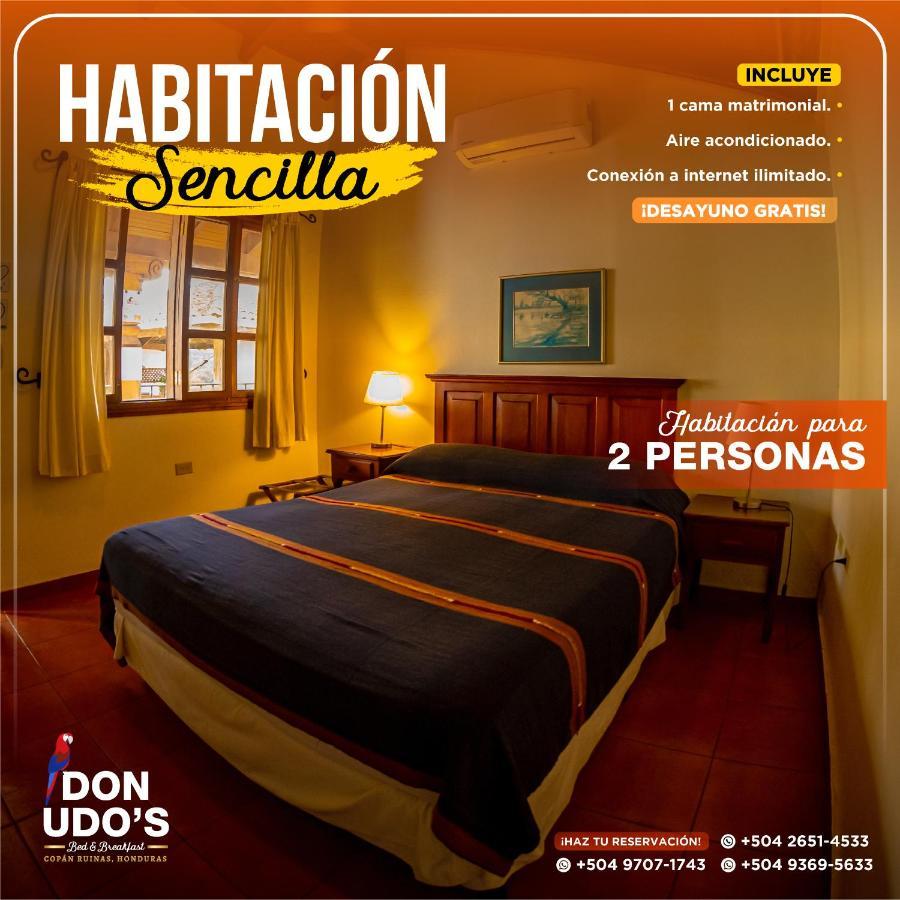 Hotel Don Udos Bed & Breakfast Copán المظهر الخارجي الصورة