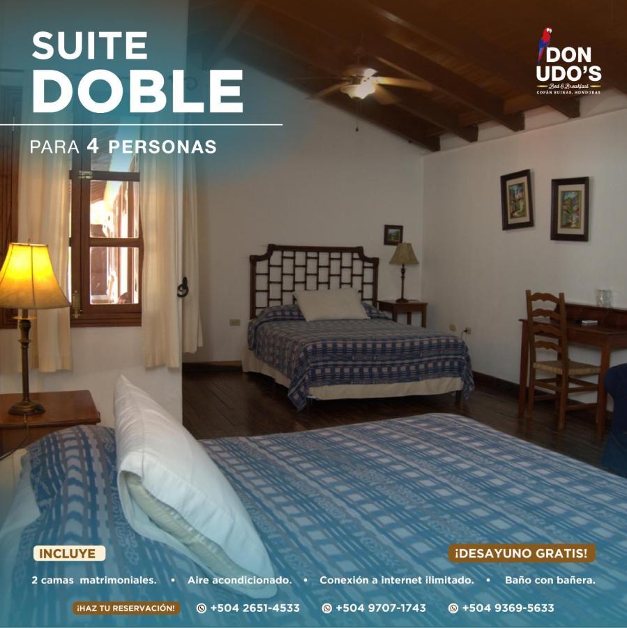 Hotel Don Udos Bed & Breakfast Copán المظهر الخارجي الصورة