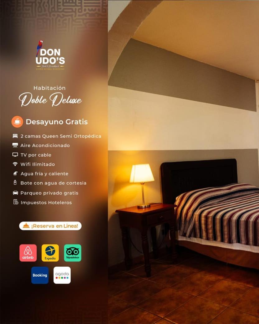 Hotel Don Udos Bed & Breakfast Copán المظهر الخارجي الصورة