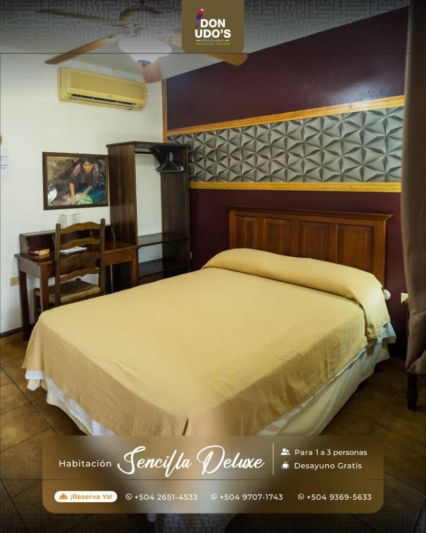 Hotel Don Udos Bed & Breakfast Copán المظهر الخارجي الصورة